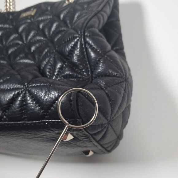 Kate Spade Women’s Quilted Shoulder Bag Black Leather Medium Sedgewick Place - Picture 11 of 16